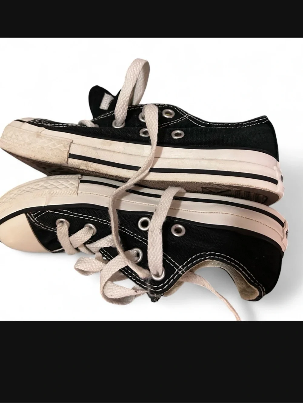 Converse Chuck Taylor All Star Black Low Top Sneakers Kids Size 13